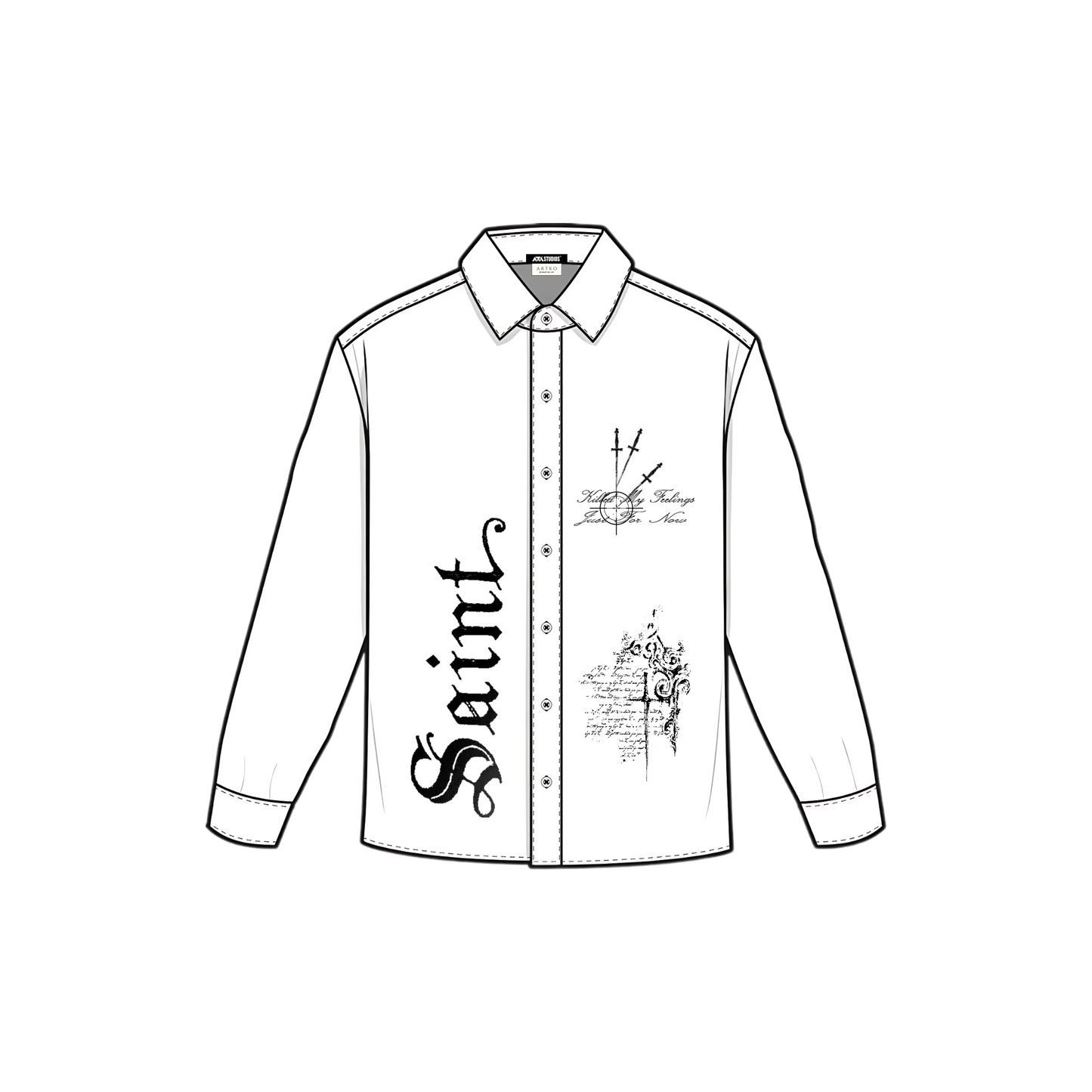 SAINT (F20): Mystery Shirt by Artko Café [UNISEX]