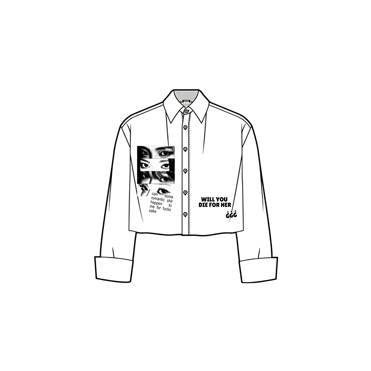WILL YOU (F16): Mystery Crop Shirt by Artko Café [WOMENS]