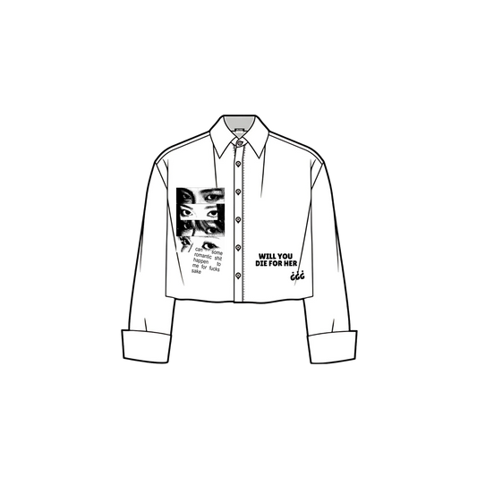 WILL YOU (F16): Mystery Crop Shirt by Artko Café [WOMENS]