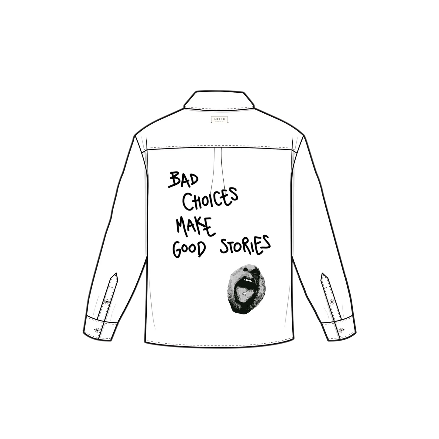 BAD CHOICES (B35): Mystery Shirt by Artko Café [UNISEX]