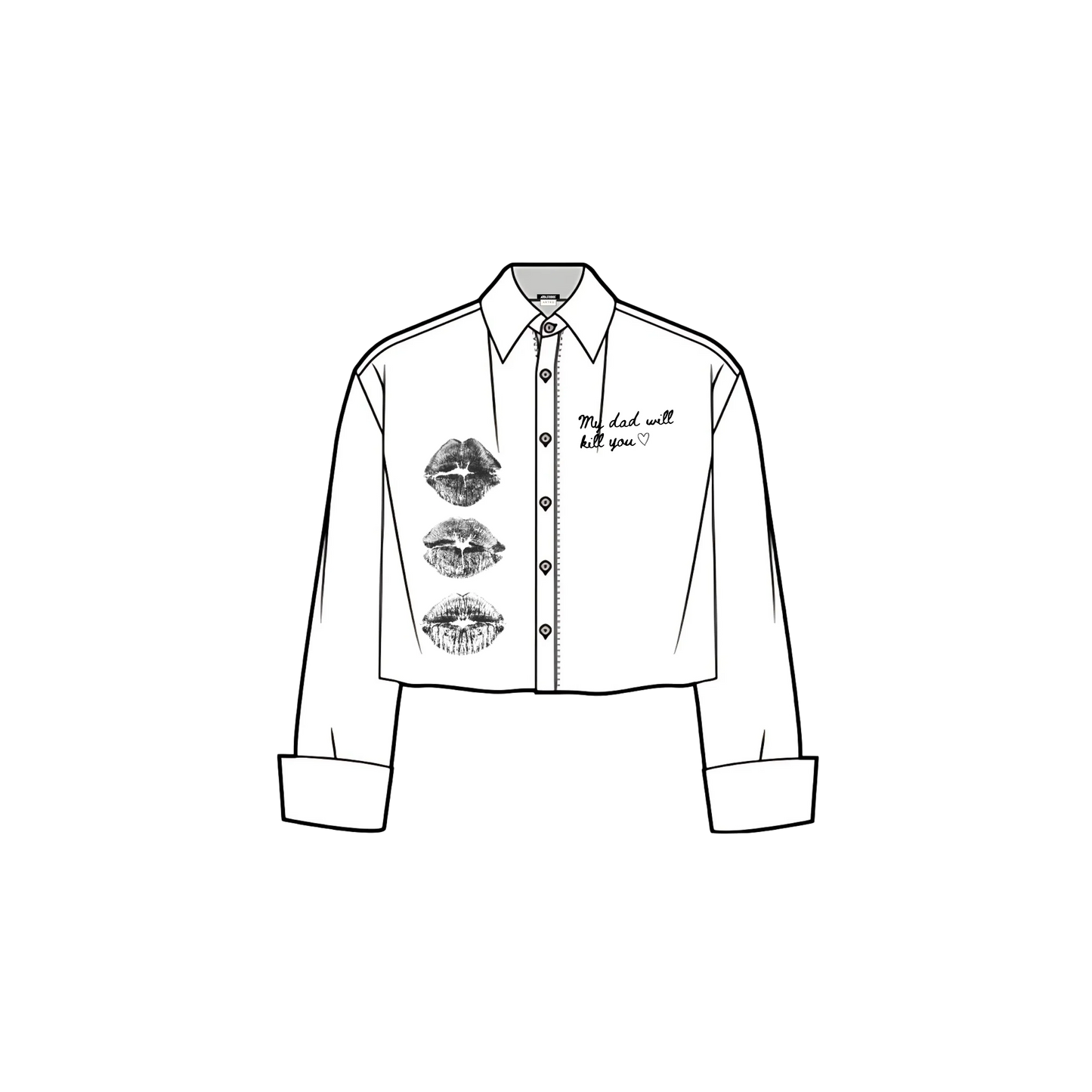 DAD (F21): Mystery Crop Shirt by Artko Café [WOMENS]