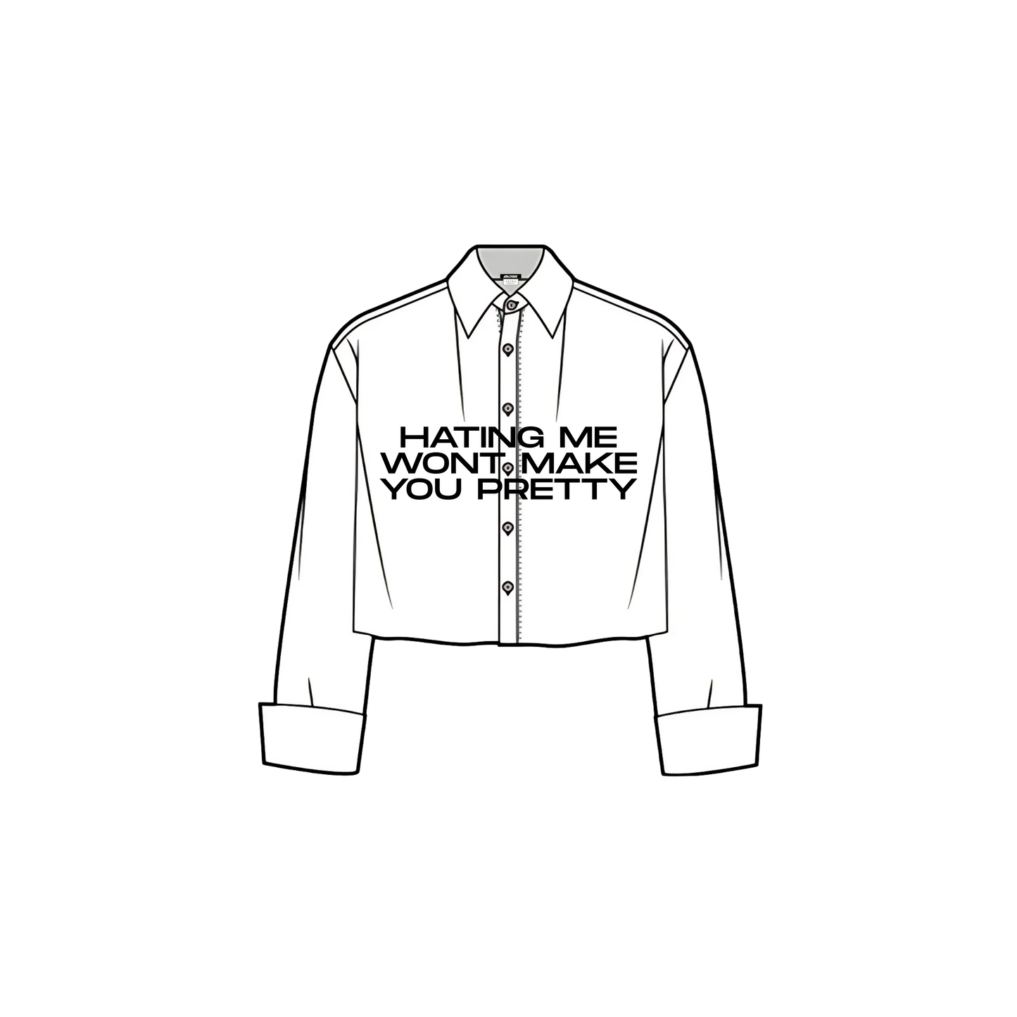 HATING ME (FB): Mystery Crop Shirt by Artko [WOMENS]
