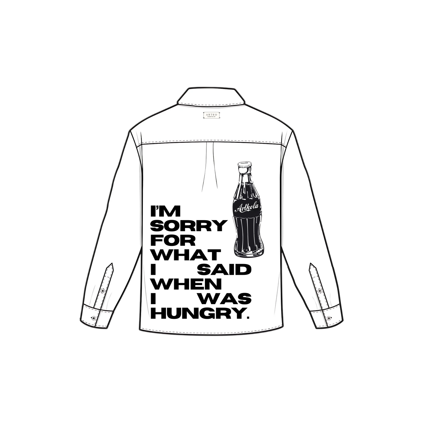 I WAS HUNGRY (B14): Mystery Shirt by Artko Café [UNISEX]