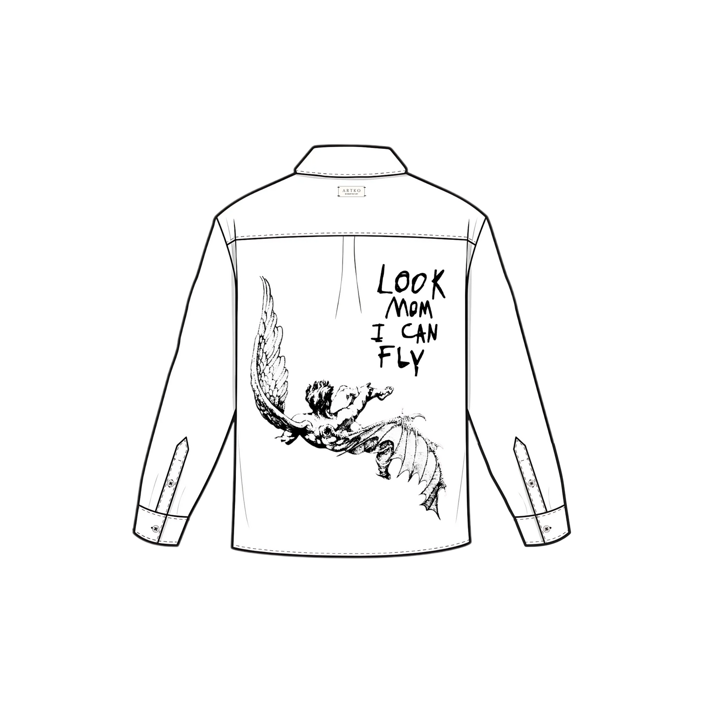 LOOK MOM (B8): Mystery Shirt by Artko Café [UNISEX]