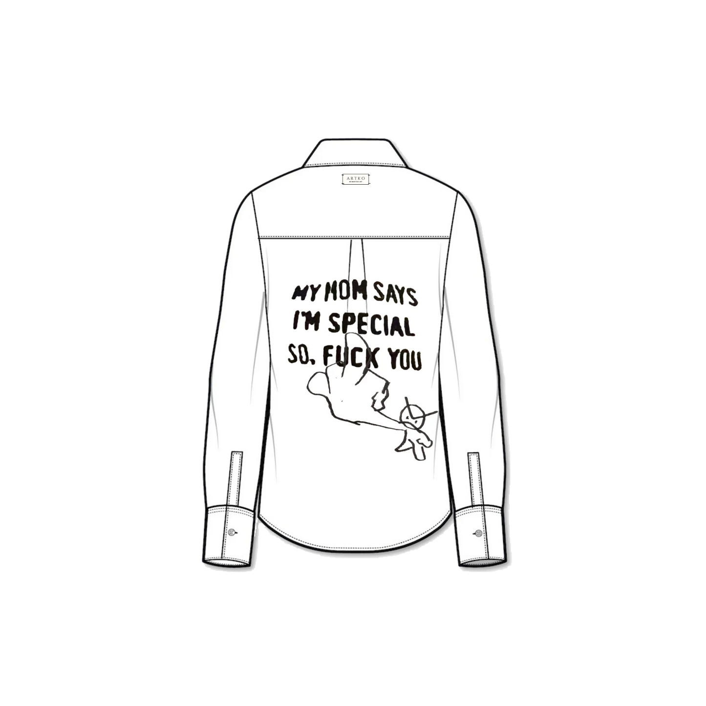 MOM SAYS (B10): Mystery Shirt by Artko [WOMENS]