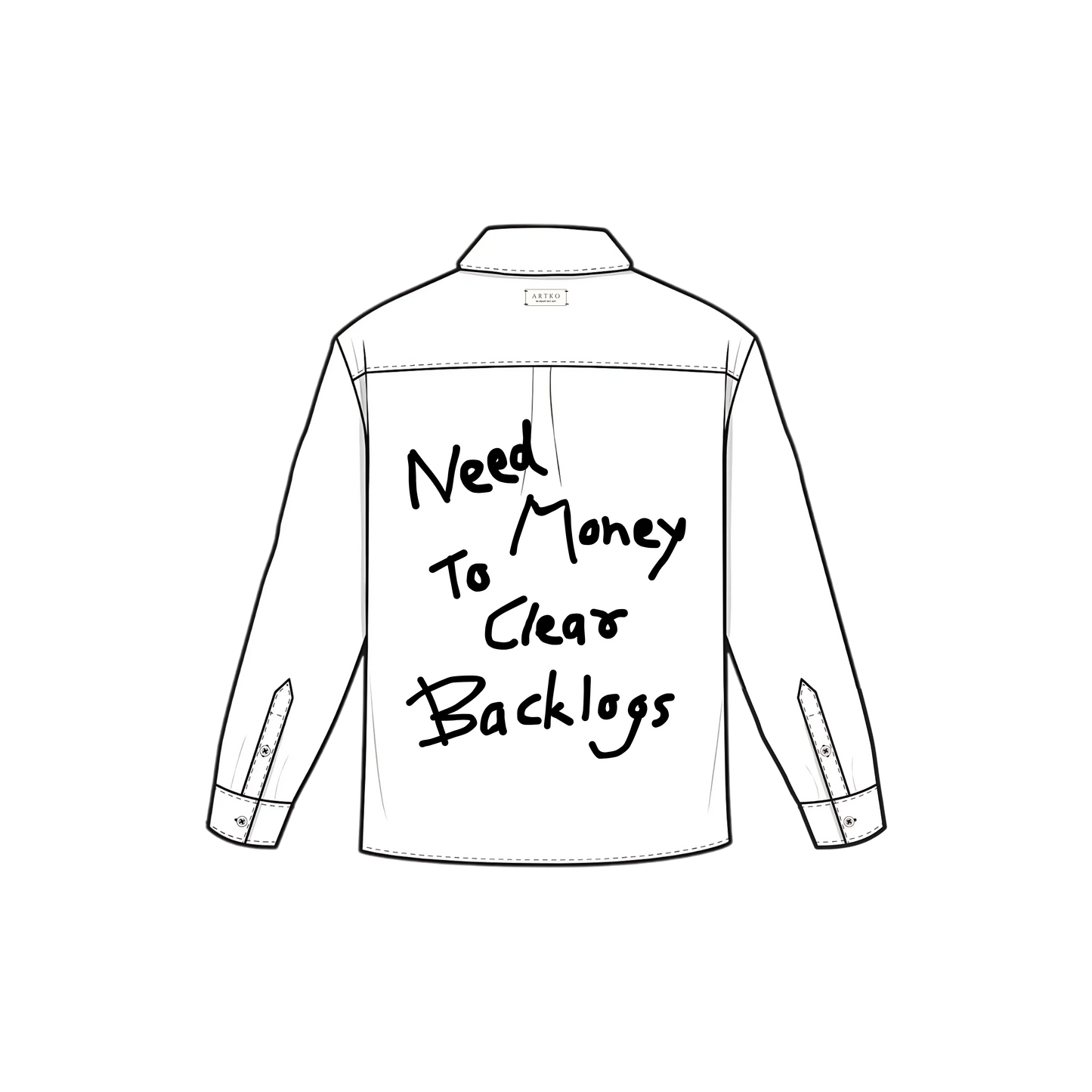 NEED MONEY (B19): Mystery Shirt by Artko Café [UNISEX]