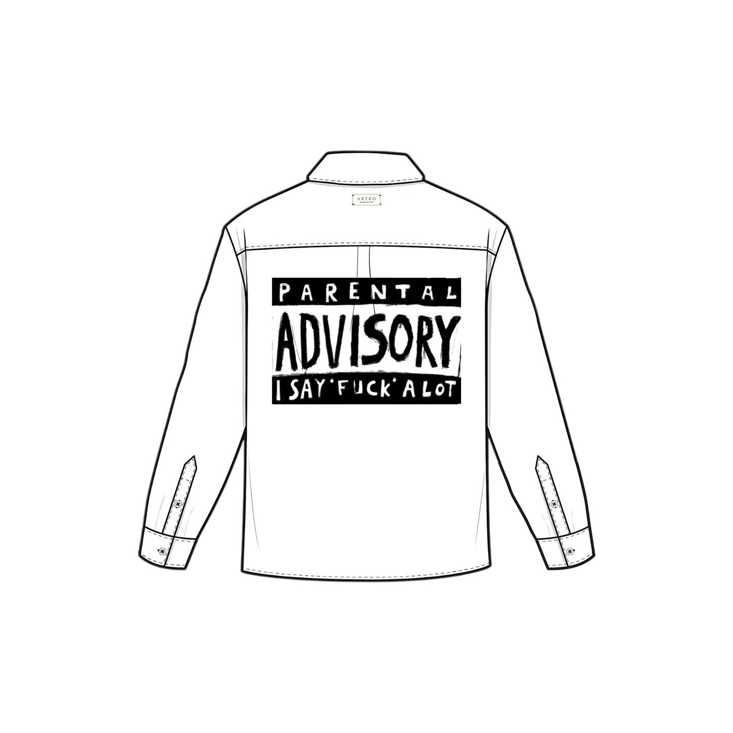 PARENTIAL ADVISORY (B34): Mystery Shirt by Artko Café [UNISEX]