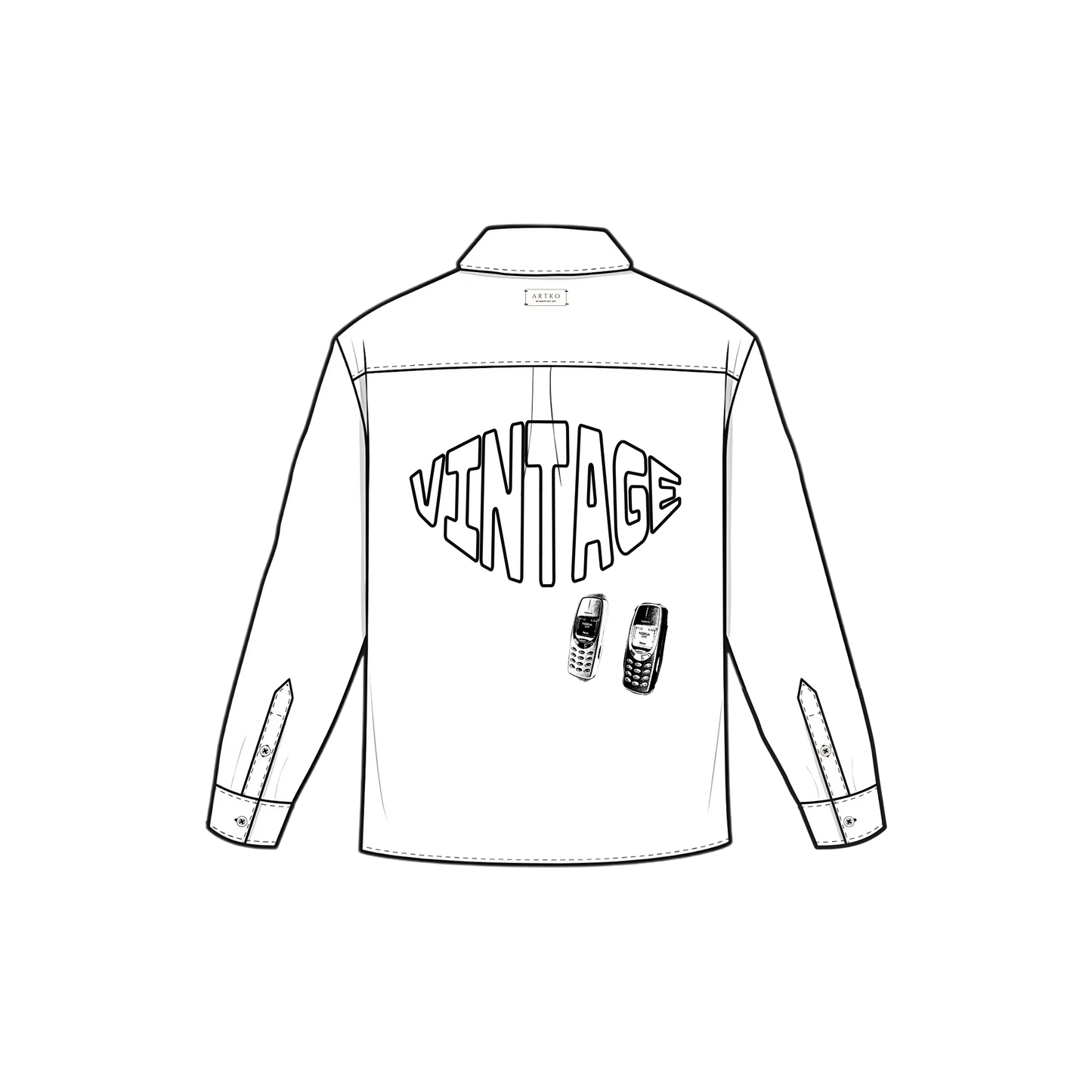 VINTAGE (B11): Mystery Shirt by Artko Café [UNISEX]