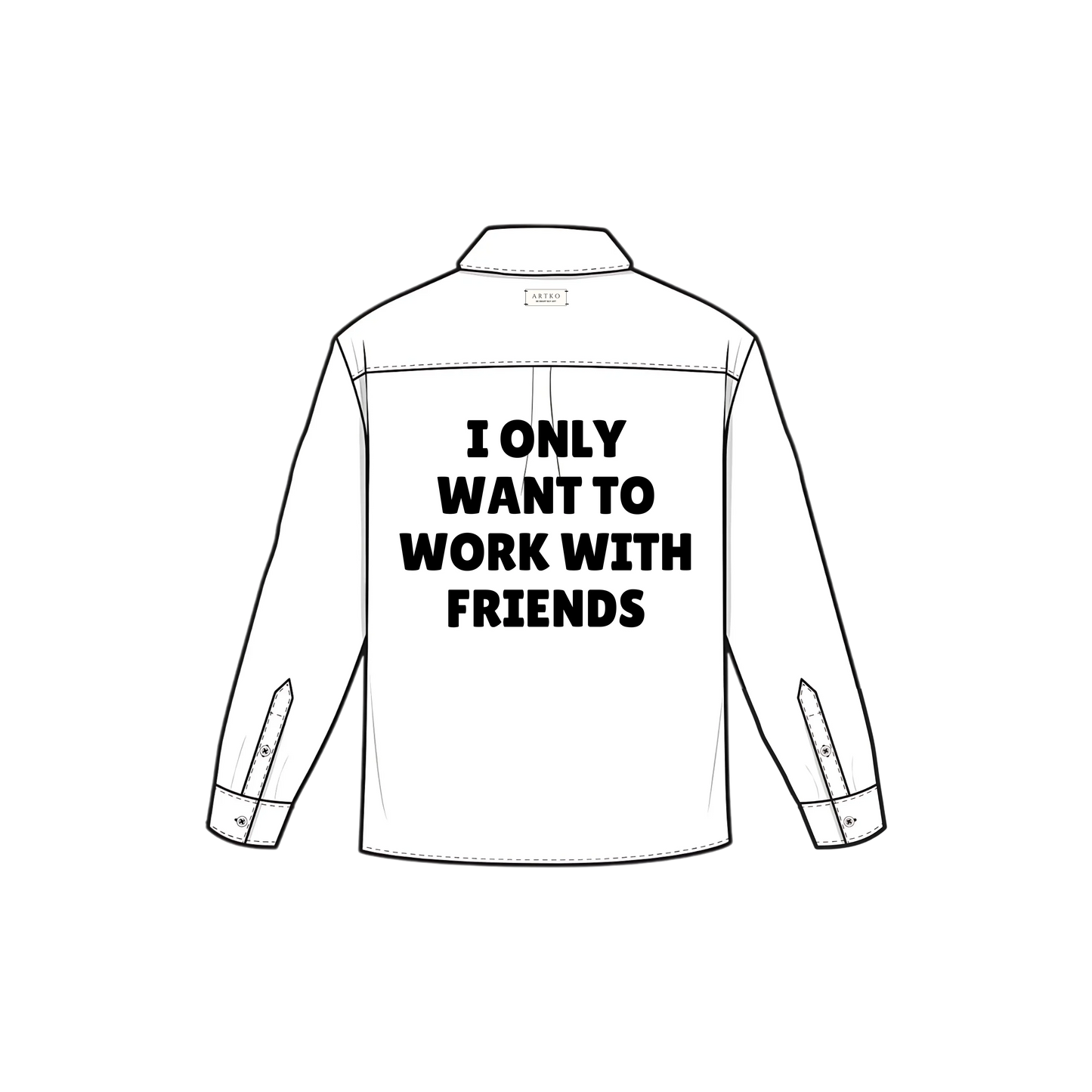 WORK WITH FRIENDS (B18): Mystery Shirt by Artko [UNISEX]